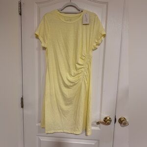 Universal Thread Light Yellow T shirt dress